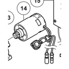 Moteur débroussailleuse électrique HiKOKI 36V CG36DB