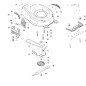Carter de protection de courroie tondeuse MAKITA ELM4613