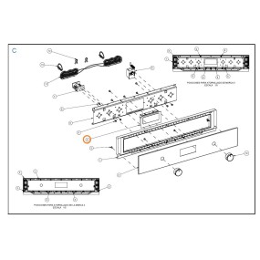 Programmateur Z3340612 pour four AIRLUX AFC106BK, AFC106IX, AFE106IX