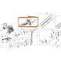 Lanceur 343653001902 débroussailleuse EINHELL modèle GC-BC43IAS Lanceur 343653001902 débroussailleuse EINHELL modèle GC-BC43IAS