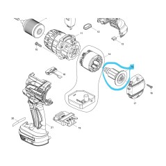 Rotor pour perceuses MAKITA DDF841 / DHP841