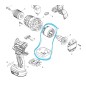 Stator pour perceuses MAKITA DDF841 / DHP841 Stator pour perceuses MAKITA DDF841 / DHP841