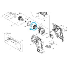 Inducteur pour scie MAKITA DHS680 / DJR187