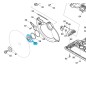 Flasque interieur 224593-5 pour scie circulaire MAKITA DHS680 / DHS783