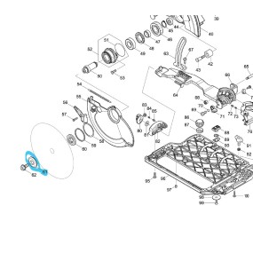 Flasque de serrage pour scie circulaire MAKITA DHS680 / DHS783