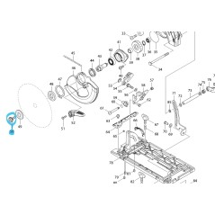 Vis de serrage 266924-2 pour scie circulaire MAKITA DHS680