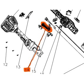 Gachette pour coupe bordure Black & Decker BCSTA536 / BCSTE636