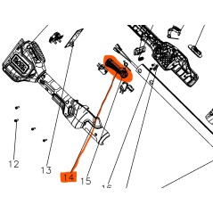 Gachette pour coupe bordure Black & Decker BCSTA536 / BCSTE636