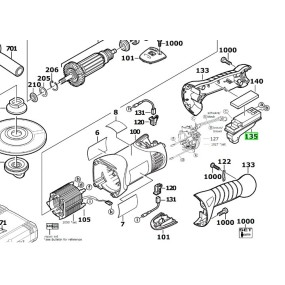 Interrupteur 4931378983 meuleuses et polisseuses AEG PE150 / WSE14-125MX