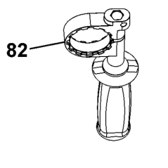 Poignée perforateurs BLACK & DECKER KD975 - KD985 - KD990.