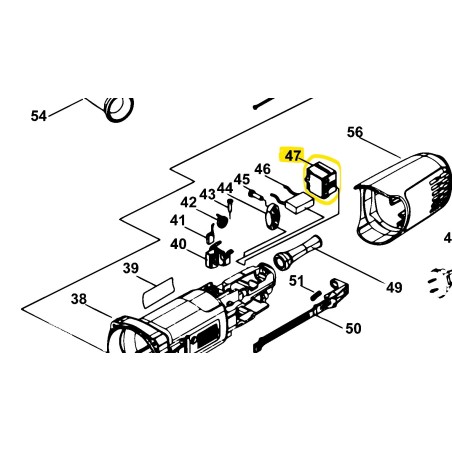Interrupteur pour meuleuses STANLEY FMEG125V / FMEG825