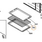 Grille de four Z08m902 pour cuisinières CC902ETIX3, CC902ETR3, CC902GTBK3 Grille de four Z08m902 pour cuisinières CC902ETIX3, CC902ETR3, CC902GTBK3