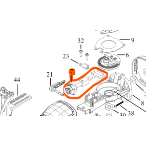Tringle de course pour scie sabre Black & Decker BES301