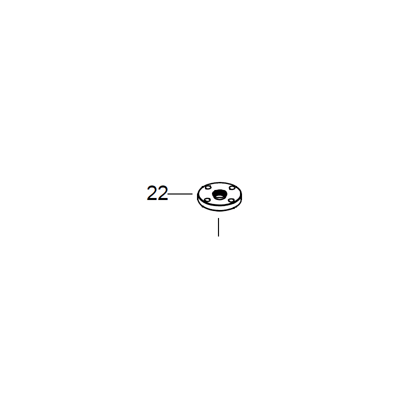 Ecrou de serrage disque meuleuse AEG WS22-230 - WS24-180 - WS24-230