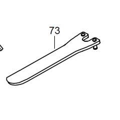 Clé serrage disque  meuleuses AEG WS22-230 - WS24-180 - WS24-230.