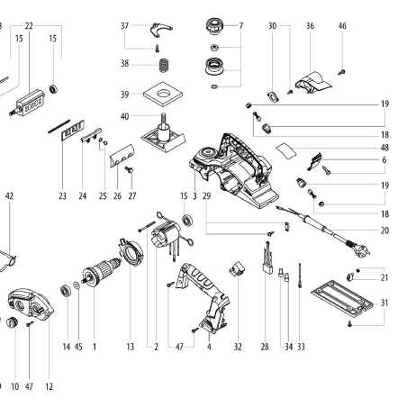 Charbons rabot METABO HO26-82 (02682000)
