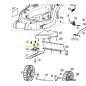 Support de lame pour tondeuse à gazon MAKITA DLM330