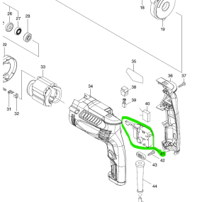 Interrupteur gachette perceuses MAKITA HP1630 / MT815