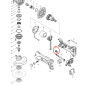 Bouton marche / arret meuleuses MAKITA DGA452 / GA5030