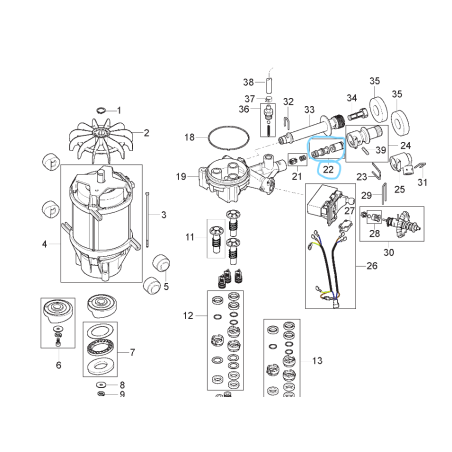 Injecteur pour nettoyeur haute pression NILFISK MC2C / Premium 190