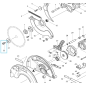 Vis de serrage 265408-7 pour scie circulaire MAKITA 5903R