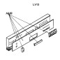 Bandeau du lave vaisselle AIRLUX LV13A