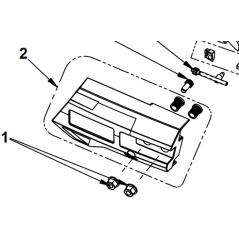 Carter tension chaîne tronçonneuses RYOBI RY36CSX40B - RY36CSX30B