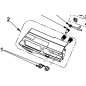 Carter tension chaîne tronçonneuse RYOBI RY36CSX40B-0