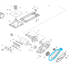 Courroie pour rabot MAKITA DKP181