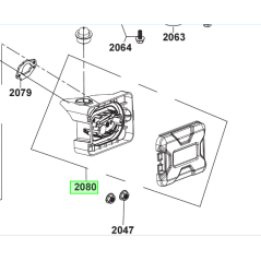 Ensemble boîte à air tondeuse RYOBI RLM4114 - SAV PEM pièces détachées