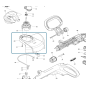 Carter de protection coupe-bordures MAKITA DUR181
