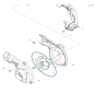 Turbine de souffleur MAKITA DUB185 / DUB186