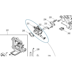 Carburateur débroussailleuse DOLMAR MS4304C