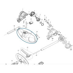 Carter de protection débroussailleuse MAKITA DUR190L