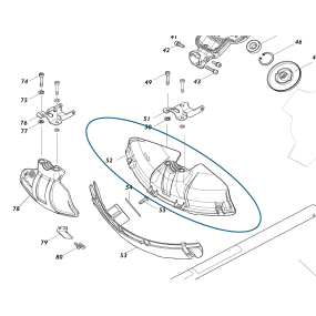 Carter de protection coupe- bordures MAKITA UR002G