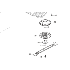 Support de lame tondeuse MAKITA LM001G