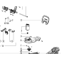 Moteur pour taille-haies METABO HS18LTX45 - HS18LTX55 - HS18LTX65