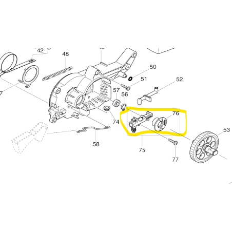 Pompe à graisse tronçonneuse MAKITA UC3541A