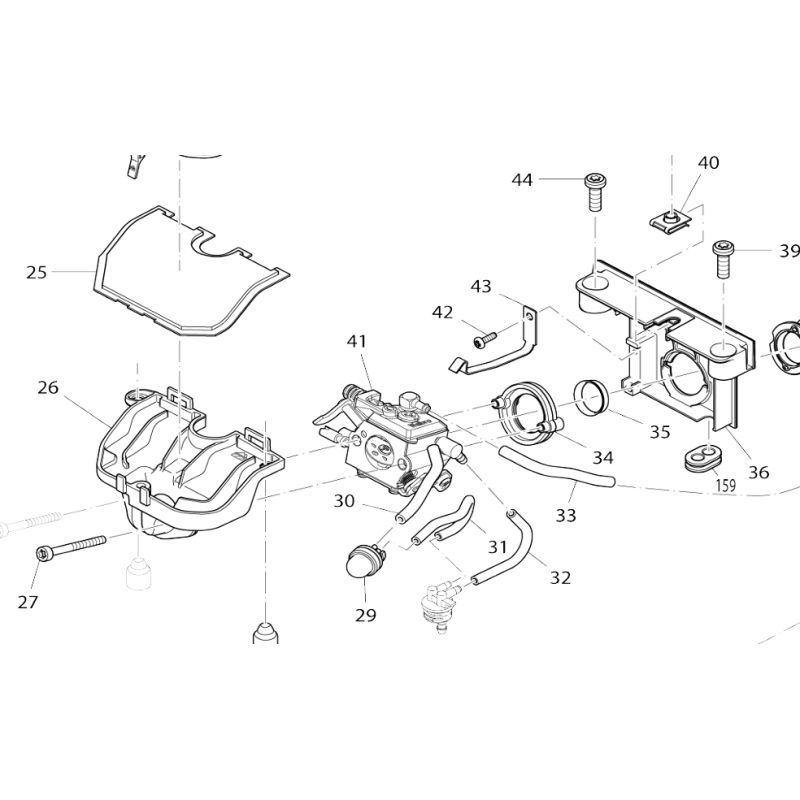 Carburateur tronçonneuse MAKITA EA3501S