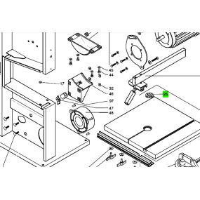 Insert de table scie à ruban METABO BAS 260 SWIFT