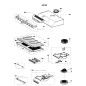 Grille de filtre pour hotte AIRLUX HC20