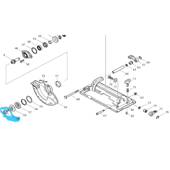 Vis de serrage 266458-5 scie circulaire MAKITA DSS501