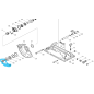 Vis de serrage 266458-5 scie circulaire MAKITA DSS501