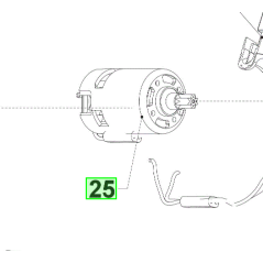 Moteur scie circulaire RYOBI R18CSP