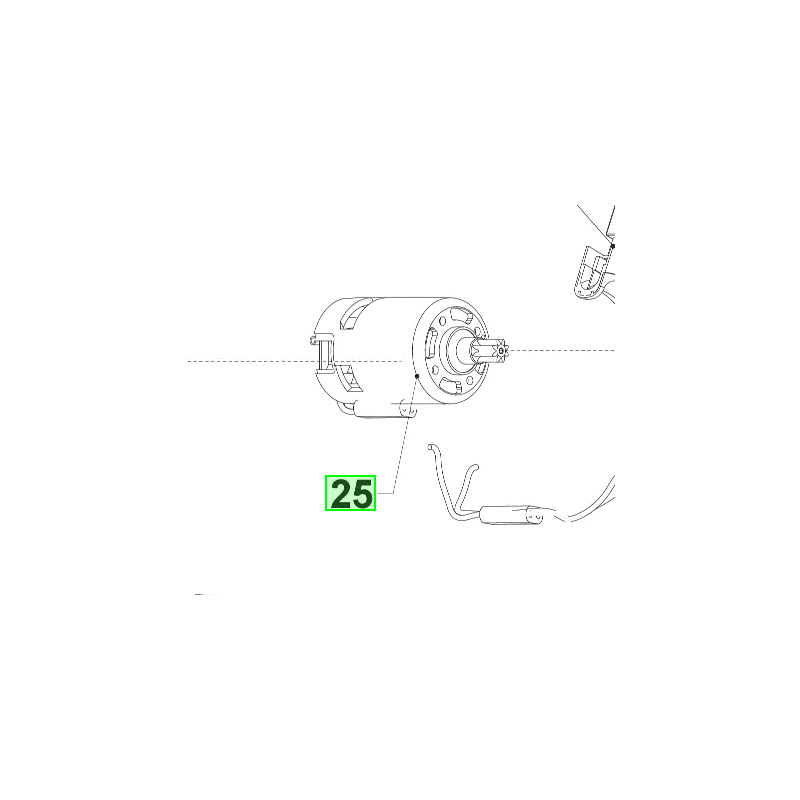 Moteur scie circulaire RYOBI R18CSP