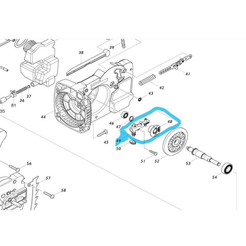 Pompe à huile tronçonneuse MAKITA UC4051A