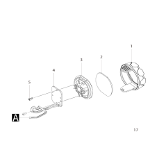 Carter de lentille pour pour lampe MAKITA. Convient au modèle DML815.