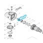 Pignon de sortie moteur meuleuses MAKITA GA9020 - MT903 Pignon de sortie moteur meuleuses MAKITA GA9020 - MT903