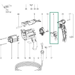 Interrupteur perceuses METABO SBEV1000-2 / SBEV1300-2S