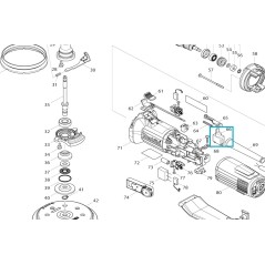 Interrupteur pour ponceuse MAKITA BO6050J